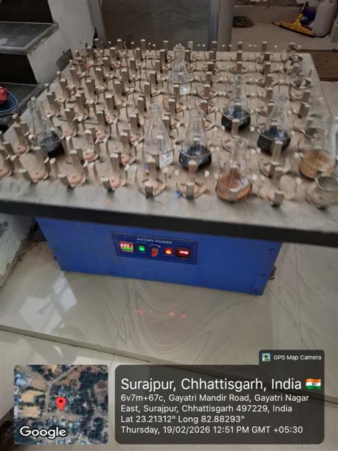 M.Sc Chemistry II Sem.  students conducted water and soil testing. (social outreach)