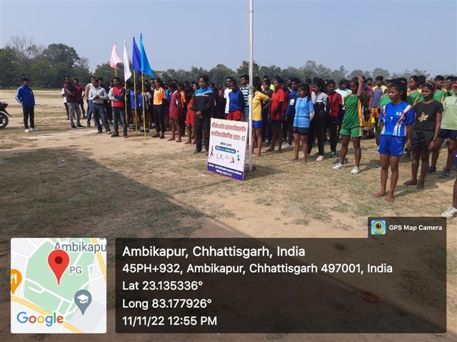 महाविद्यालय के खिलाड़ियों ने परिक्षेत्र स्तरीय एथलेटिक्स प्रतियोगिता में भाग लिया।